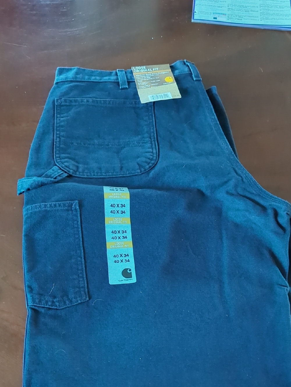 Carhartt Men's Cargo Pants Navy Blue